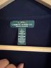 Lauren Jeans Co. 100% Cotton Solid Blue Jacket Size L - photo 3