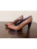 Stuart Weitzman 100% Leather Brown Heels Size 5 1/2 - photo 4