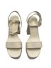 Larroudé 100% Leather White Sandals Size 9 - photo 4