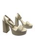 Larroudé 100% Leather White Sandals Size 9 - photo 9