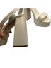 Larroudé 100% Leather White Sandals Size 9 - photo 5