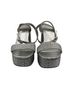 Larroudé 100% Other Silver Sandals Size 8 1/2 - photo 1