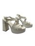 Larroudé 100% Leather White Sandals Size 9 - photo 6