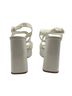 Larroudé 100% Leather White Sandals Size 9 - photo 2