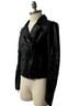 Michael Kors 100% Leather Black Leather Jacket Size 6 - photo 9