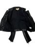 Michael Kors 100% Leather Black Leather Jacket Size 6 - photo 5