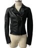 Michael Kors 100% Leather Black Leather Jacket Size 6 - photo 1