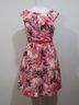 Eliza J 100% Polyester Floral Orange Cocktail Dress Size 8 - photo 8