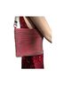 Whiting & Davis 100% Other Red Silver Shoulder Bag One size - photo 3