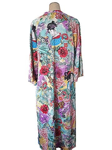 Natori Geisha Graphic Expression Caftan Casual Dress (view 2)