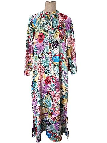 Natori Geisha Graphic Expression Caftan Casual Dress (view 1)