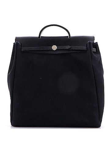 Hermès Herbag Toile and Leather GM (view 1)