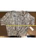 Three Dots 100% Viscose Stripes Black White Short Sleeve Button-Down Shirt Size S - photo 7