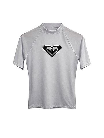 Roxy Whole Hearted White Rash Guard (view 1)