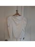 RODEBJER 100% Cotton White Long Sleeve Blouse Size XL - photo 3