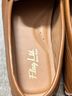 Dillard's 100% Leather Tan Flats Size 6 1/2 - photo 8
