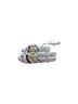 Cape Robbin White Gold Black Sandals Size 6 - photo 3