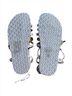 Cape Robbin White Gold Black Sandals Size 6 - photo 6