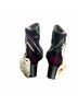 A.S.98 100% Leather Black Purple Ankle Boots Size EU 38 - photo 3