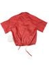 Athleta 100% Linen Solid Red Short Sleeve Blouse Size XS - photo 2