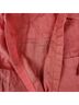 Athleta 100% Linen Solid Red Short Sleeve Blouse Size XS - photo 9