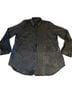 Lane Bryant 100% Polyester Solid Gray Black Long Sleeve Button-Down Shirt Size 14 - photo 9