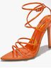 Cape Robbin Orange Sandals Size 10 - photo 3