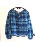 LoveShackFancy 100% Cotton Floral Blue Long Sleeve Blouse Size XS - photo 4