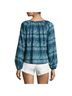 LoveShackFancy 100% Cotton Floral Blue Long Sleeve Blouse Size XS - photo 2
