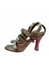 Paris Texas Snake Print Multi Color Heels Size EU 39 1/2 - photo 5