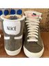 Nike 100% Suede Gray Sneakers Size 9 - photo 4