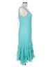Komarov 100% Polyester Teal Cocktail Dress Size M - photo 6