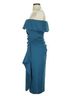 Xscape Solid Teal Cocktail Dress Size 6 - photo 9