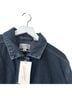 Universal Thread Solid Black Blue Denim Jacket Size M - photo 3