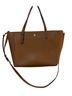 Tory Burch 100% Leather Solid Brown Leather Tote One size - photo 1