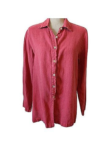 Cut Loose Hanky Long Sleeve Button-Down Shirt (view 1)