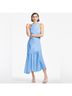Sachin + Babi 100% Polyester Solid Blue Cocktail Dress Size 4 - photo 12