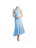 Sachin + Babi 100% Polyester Solid Blue Cocktail Dress Size 4 - photo 8