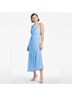 Sachin + Babi 100% Polyester Solid Blue Cocktail Dress Size 4 - photo 5