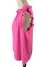 Lilly Pulitzer 100% Polyester Solid Pink Sleeveless Blouse Size S - photo 4