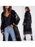 Free People Print Black Sweater Vest Size S - photo 3