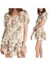 LoveShackFancy Floral Pink Ivory Casual Dress Size S - photo 2