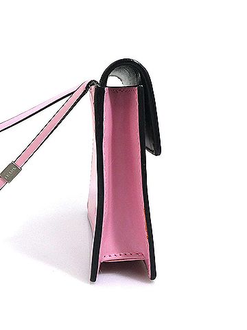 Prada Prada PRADA Pochette Leather Pink Silver Women's e61826a (view 2)