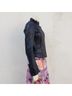 Armani Exchange 100% Lambskin 100% Acetate Black Leather Jacket Size S - photo 3