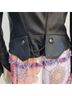 Armani Exchange 100% Lambskin 100% Acetate Black Leather Jacket Size S - photo 5