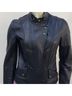 Armani Exchange 100% Lambskin 100% Acetate Black Leather Jacket Size S - photo 15