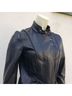 Armani Exchange 100% Lambskin 100% Acetate Black Leather Jacket Size S - photo 6