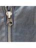 Armani Exchange 100% Lambskin 100% Acetate Black Leather Jacket Size S - photo 10