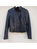 Armani Exchange 100% Lambskin 100% Acetate Black Leather Jacket Size S - photo 12