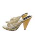 Marc Jacobs Gold Silver Heels Size 9 - photo 4